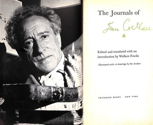 "The Journals Of Jean Cocteau" 1956 FOWLIE, Wallace