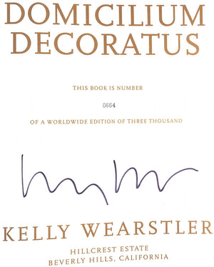 "Domicilium Decoratus" 2006 WEARSTLER, Kelly SIGNED