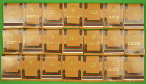 "Box Set x 21 Gucci Matchbooks" (NEW)