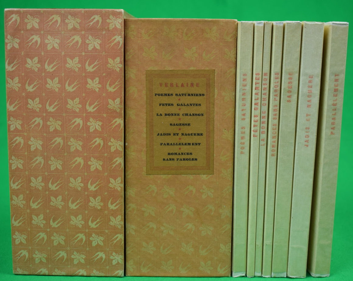 "Poèmes Saturniens, Fêtes Galantes, La Bonne Chanson, Romances Sans Paroles, Sagesse, Jadis & Naguère, Parallèlement" 1946 VERLAINE, Paul