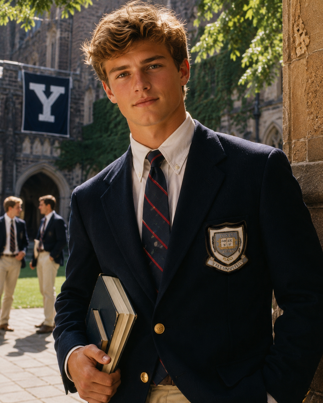Yale University Bullion Embroidered Blazer Badge (NIB)