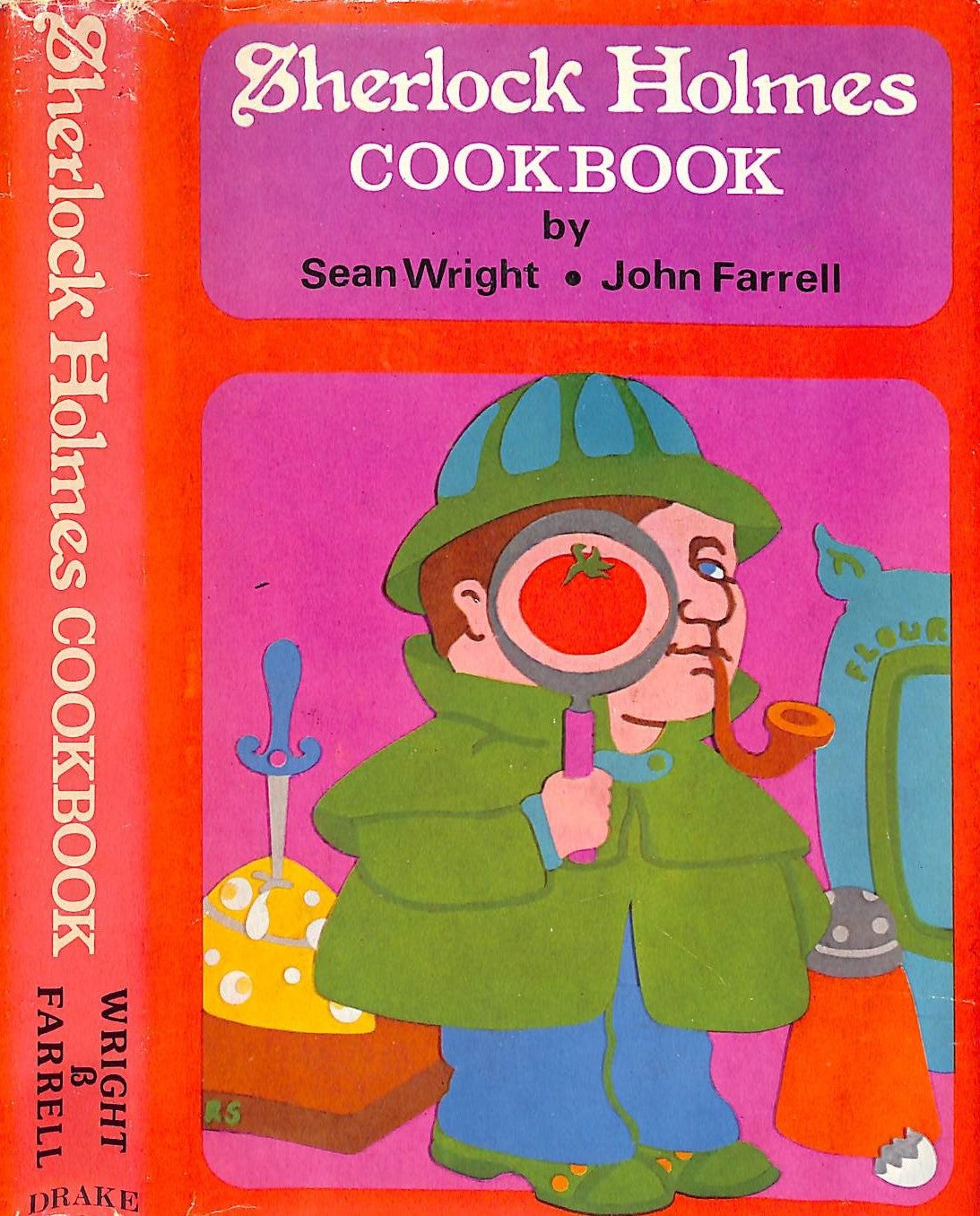 "The Sherlock Holmes Cookbook" 1976 WRIGHT, Sean and FARRELL, John