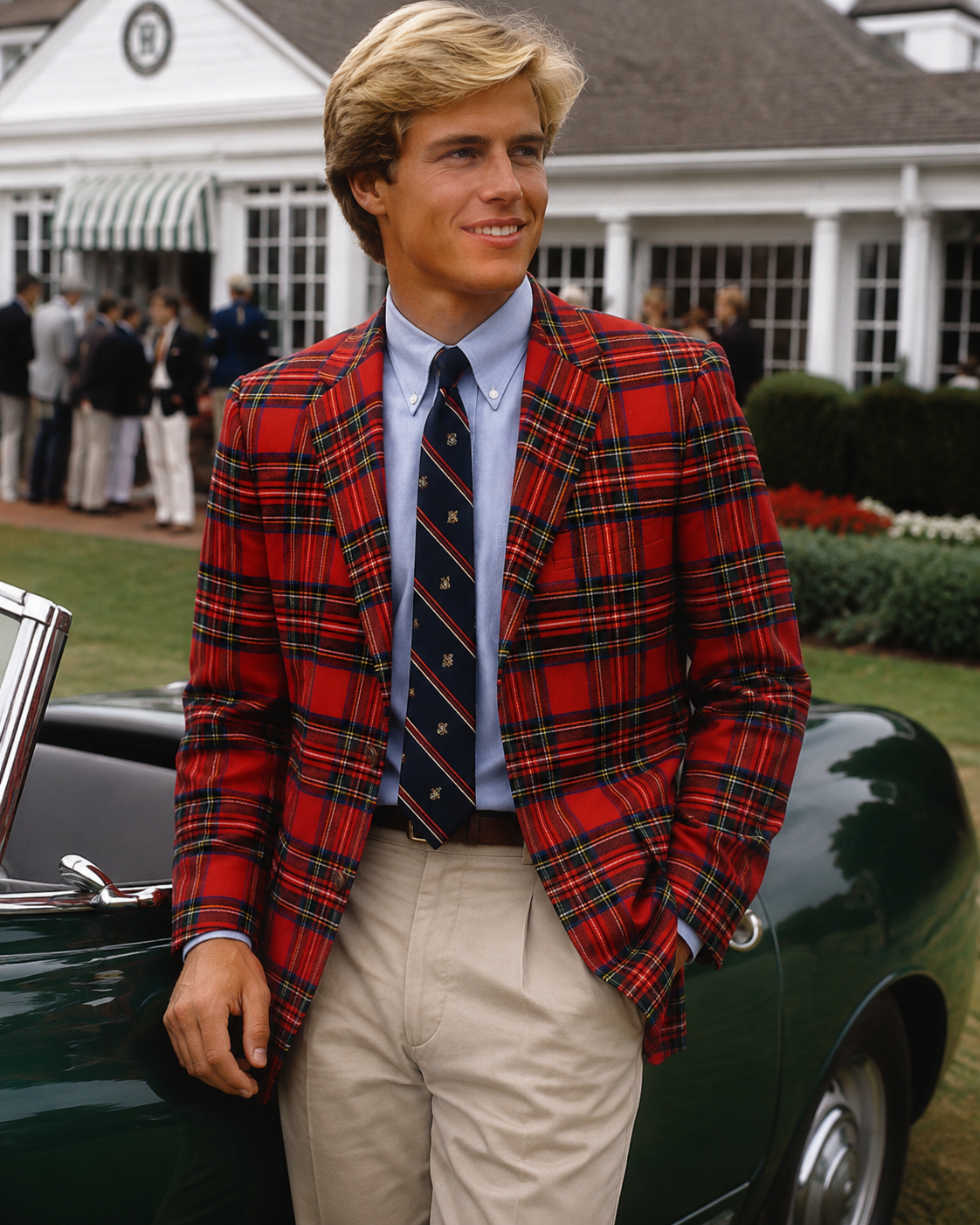 "The Andover Shop Royal Stewart Tartan Flannel Holiday c1963 Club Blazer" Sz 42R (SOLD)