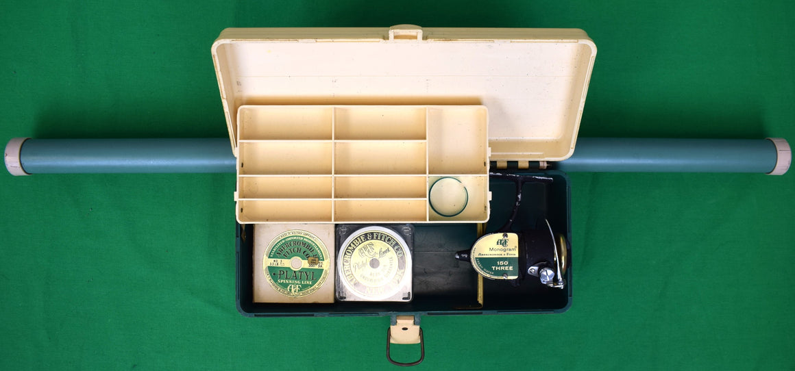 Abercrombie & Fitch Fly-Fishing Tackle Box w/ Reel & Flyrod Tube