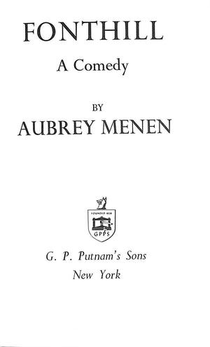 "Fonthill A Comedy" 1974 MENEN, Aubrey