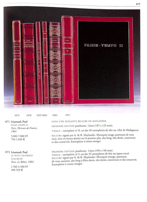 Bibliotheque Litteraire Charles Hayoit 3 Volumes 2001 Sotheby's Paris