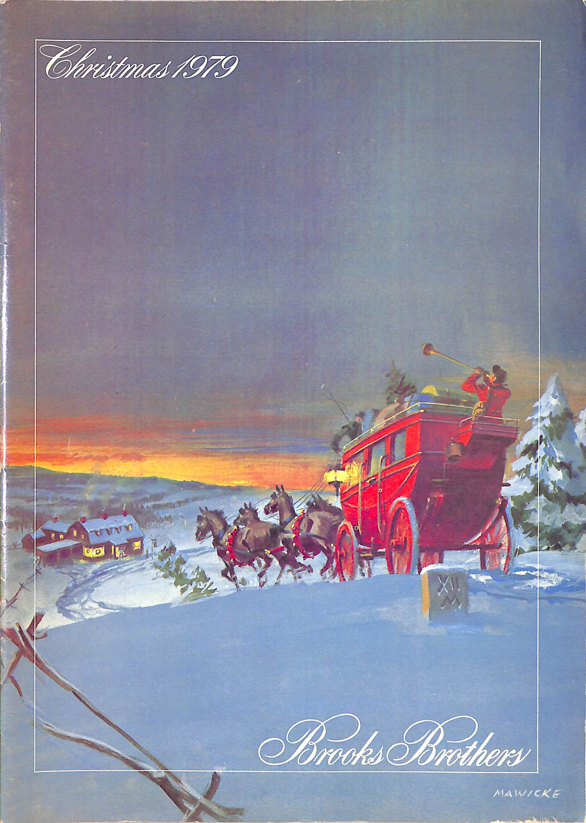 Brooks Brothers Christmas 1979 Catalog