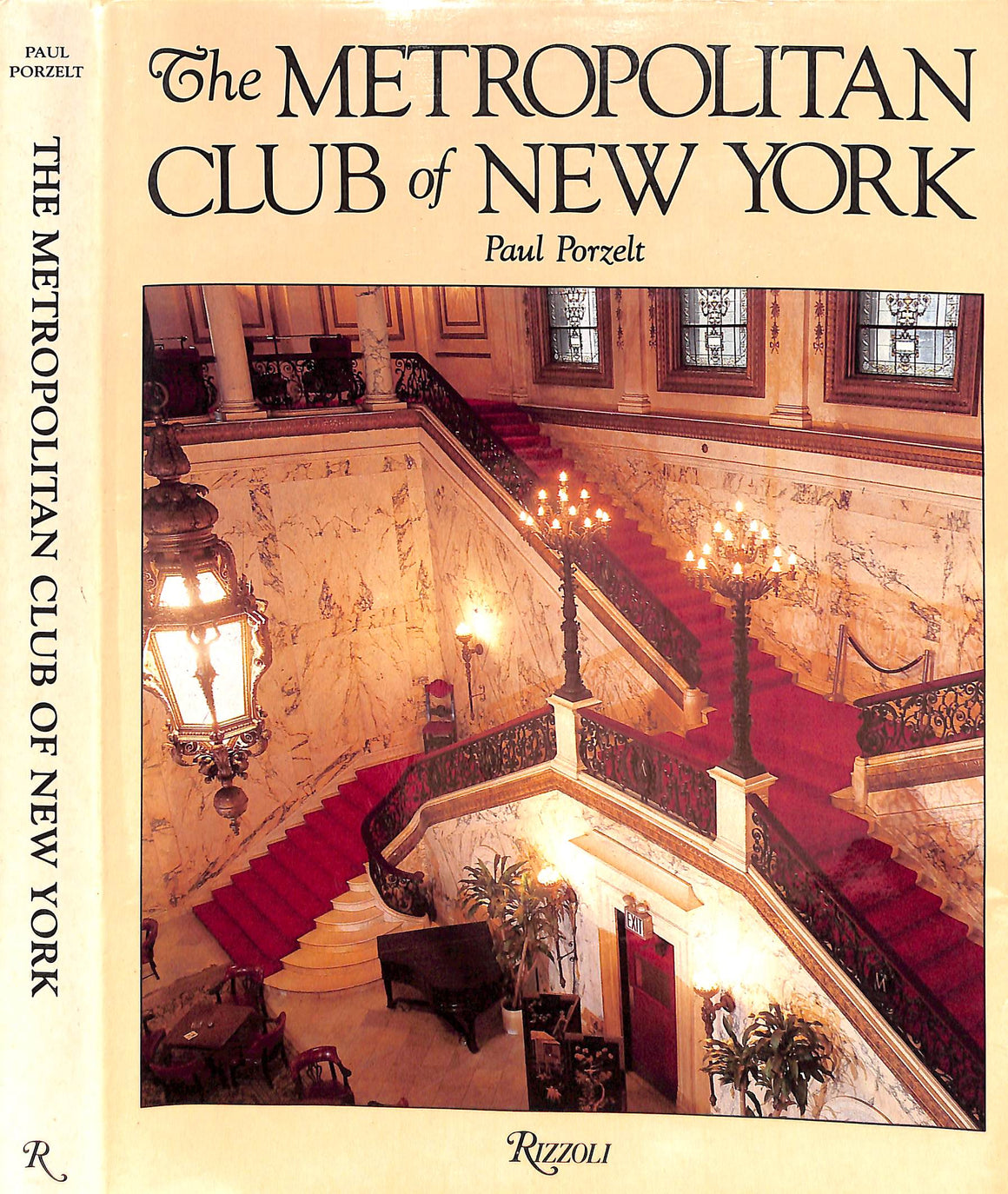 "The Metropolitan Club Of New York" 1982 PORZELT, Paul (INSCRIBED)