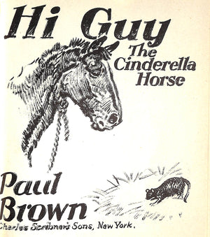 Original 1944 Pencil Drawing From Hi, Guy! The Cinderella Horse By Paul Brown 11