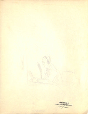 "Original 1944 Pencil Drawing From 'Hi, Guy! The Cinderella Horse' By Paul Brown" 13