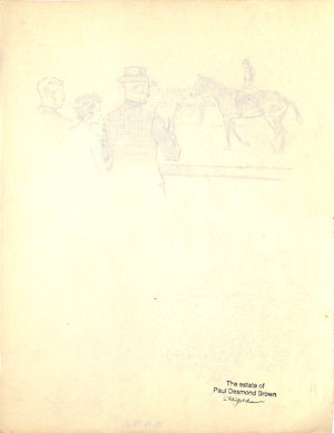 Original 1944 Pencil Drawing From Hi, Guy! The Cinderella Horse By Paul Brown 14