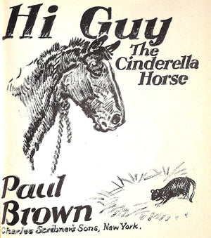 Original 1944 Pencil Drawing From Hi, Guy! The Cinderella Horse By Paul Brown 1