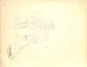 Original 1944 Pencil Drawing From Hi, Guy! The Cinderella Horse By Paul Brown 26