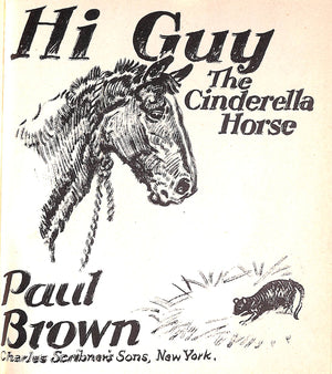 Original 1944 Pencil Drawing From Hi, Guy! The Cinderella Horse By Paul Brown 32