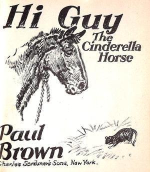 Original 1944 Pencil Drawing From Hi, Guy! The Cinderella Horse By Paul Brown 35
