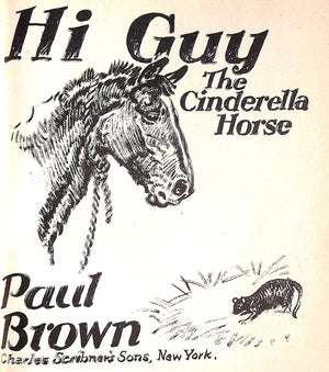 Original 1944 Pencil Drawing From Hi, Guy! The Cinderella Horse By Paul Brown 37