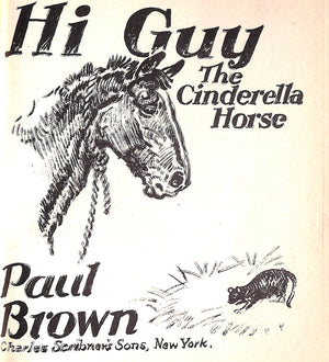 Original 1944 Pencil Drawing From Hi, Guy! The Cinderella Horse By Paul Brown 43