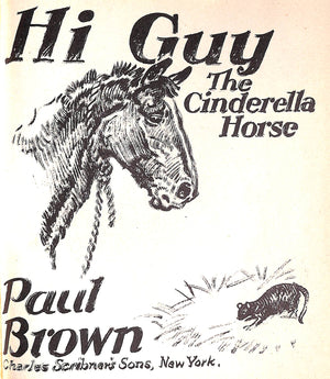 Original 1944 Pencil Drawing From Hi, Guy! The Cinderella Horse By Paul Brown 44