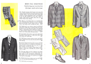Brooks Brothers Men's And Boys' Clothing And Furnishings Fall 1972