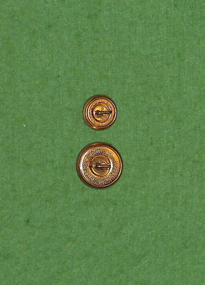 Set x 9 Brooks Brothers Brass Golden Fleece Logo Blazer Buttons" (SOLD)