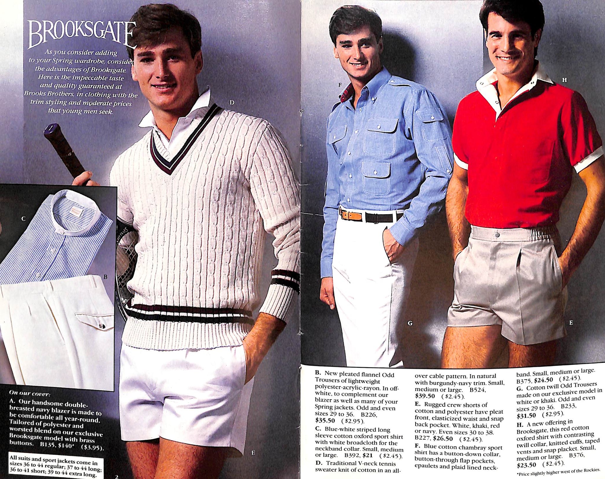 Brooks Brothers x Brooksgate Spring 1983 Catalog