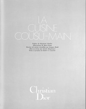"La Cuisine Cousu-Main" 1972 DIOR, Christian