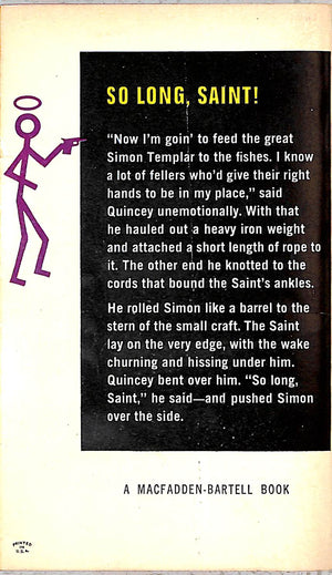 "The Saint Goes On" 1966 CHARTERIS, Leslie