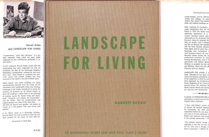 "Landscape For Living" 1950 ECKBO, Garrett