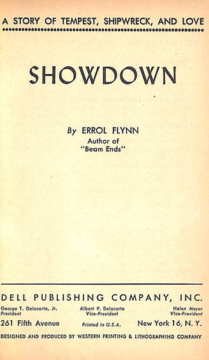 "Showdown" 1946 FLYNN, Errol