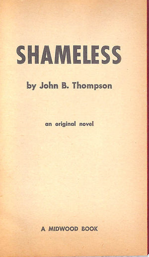 "Shameless" 1963 THOMPSON, John B.