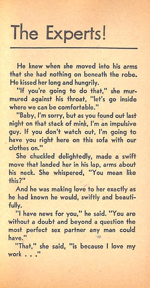 "The Infidelity Game" 1962 DORIAN, Elaine