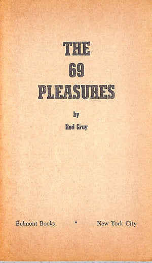 "The 69 Pleasures: The Lady From L.U.S.T." 1970 GRAY, Rod