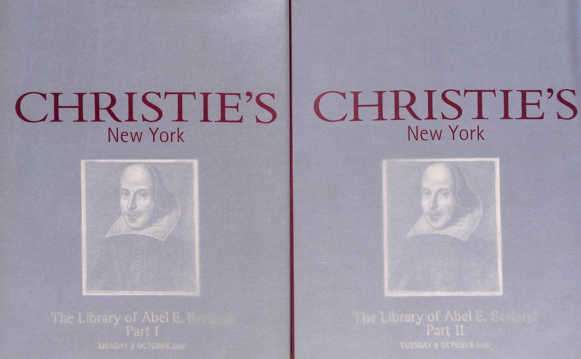 The Library Of Abel E. Berland Parts I & II 2001 Christie's New York