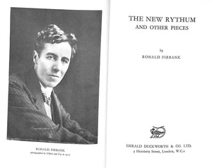 "The New Rythum And Other Pieces" 1962 FIRBANK, Ronald