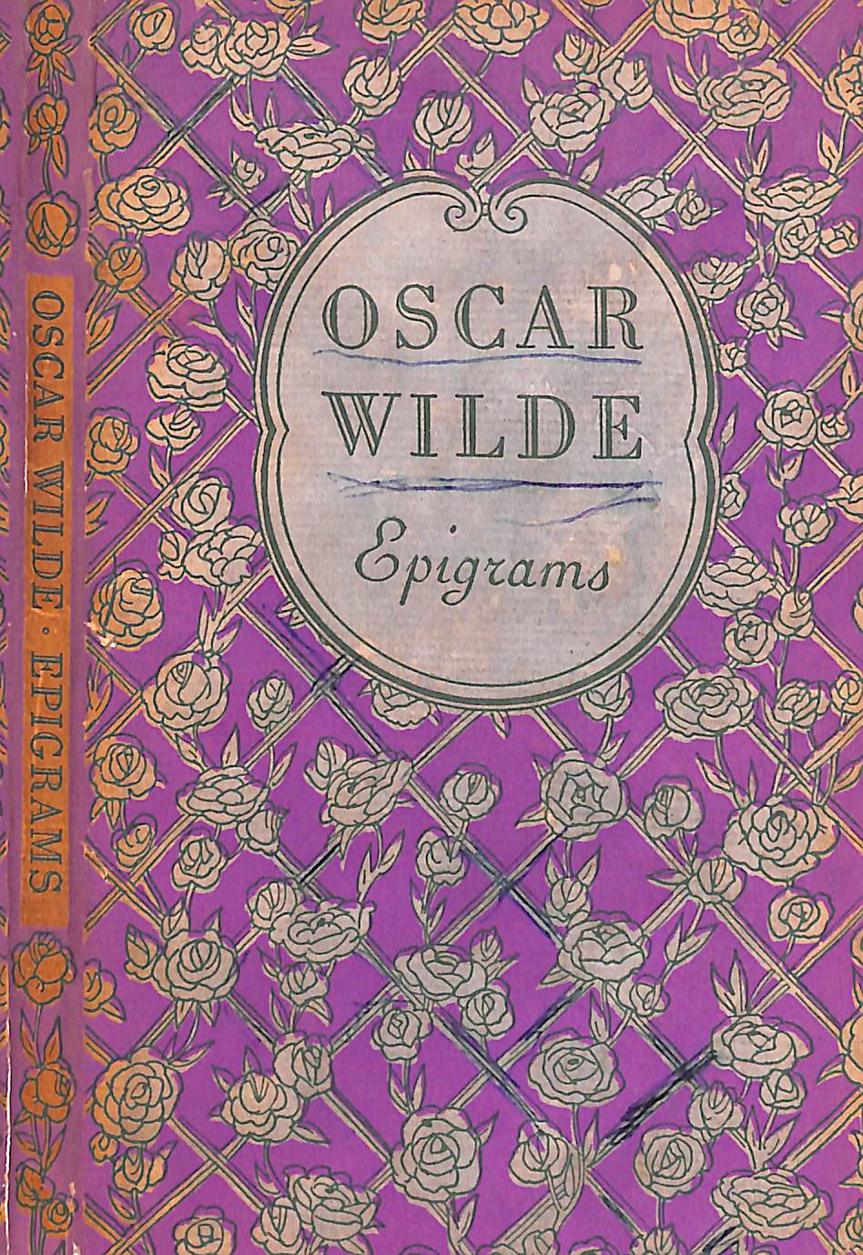 "Oscar Wilde Epigrams" 1960