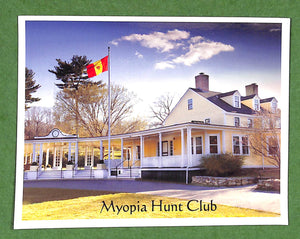 "Myopia Hunt Club House Photo Card" (NEW)