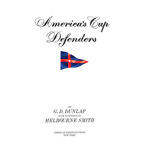 "America's Cup Defenders" 1970  DUNLAP, G.D.