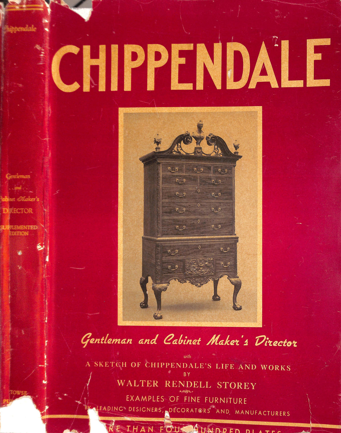 "Chippendale Gentleman And Cabinet-Maker's Director" 1938 STOREY, Walter Rendell