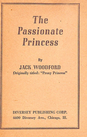 "Passionate Princess" 1948 WOODFORD, Jack