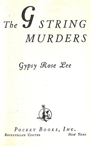 "The G-String Murders" 1947 LEE, Gypsy Rose