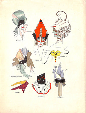 Les Travestis Modernes Supplement De Art. Gout. Beaute 1927