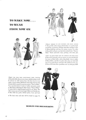 Vogue: Between-Seasons Fashions July 15, 1939