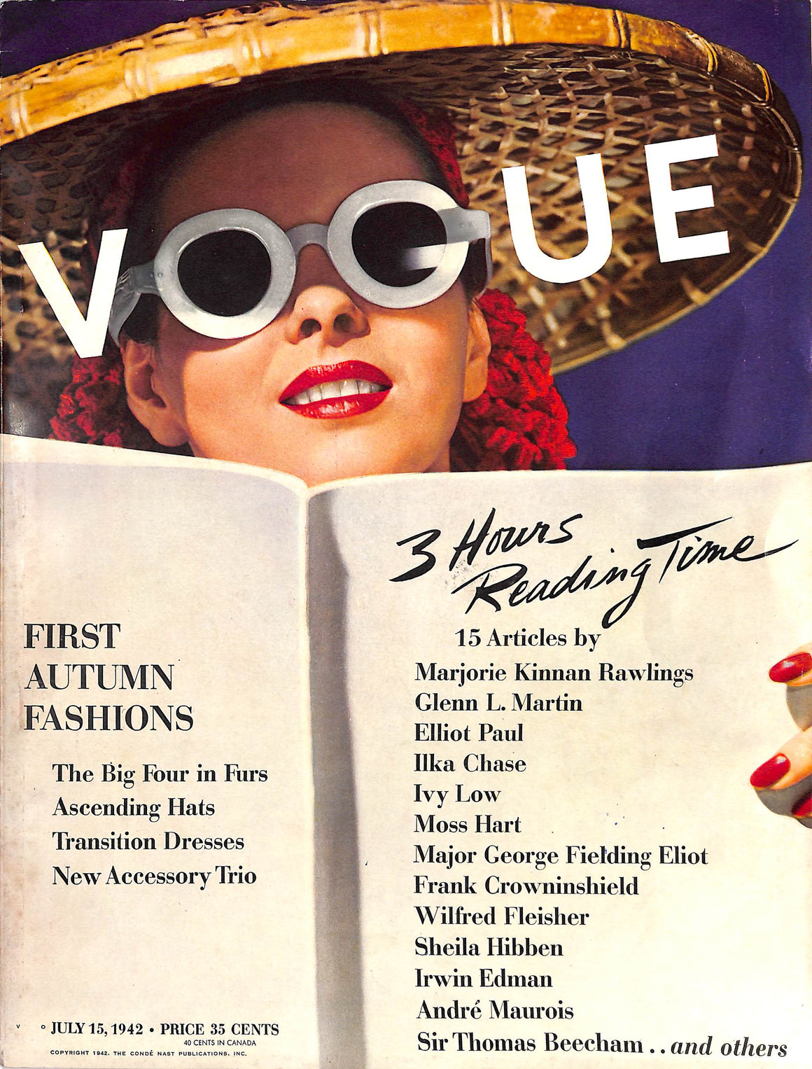 Vogue First Autumn Fashions July 15, 1942