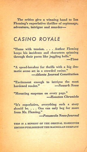 "Casino Royale" FLEMING, Ian (SOLD)