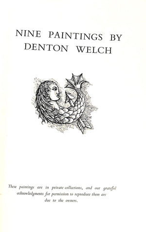 "A Last Sheaf" 1951 WELCH, Denton