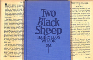 "Two Black Sheep" 1931 WILSON, Harry Leon