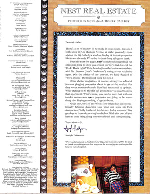 Nest A Quarterly Magazine Of Interiors Winter 2001-02 #15