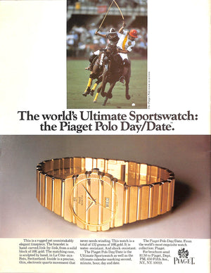 Polo Magazine: Piaget's World Cup Whirlwind June / July 1984