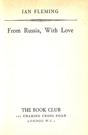 "From Russia, With Love"  FLEMING, Ian