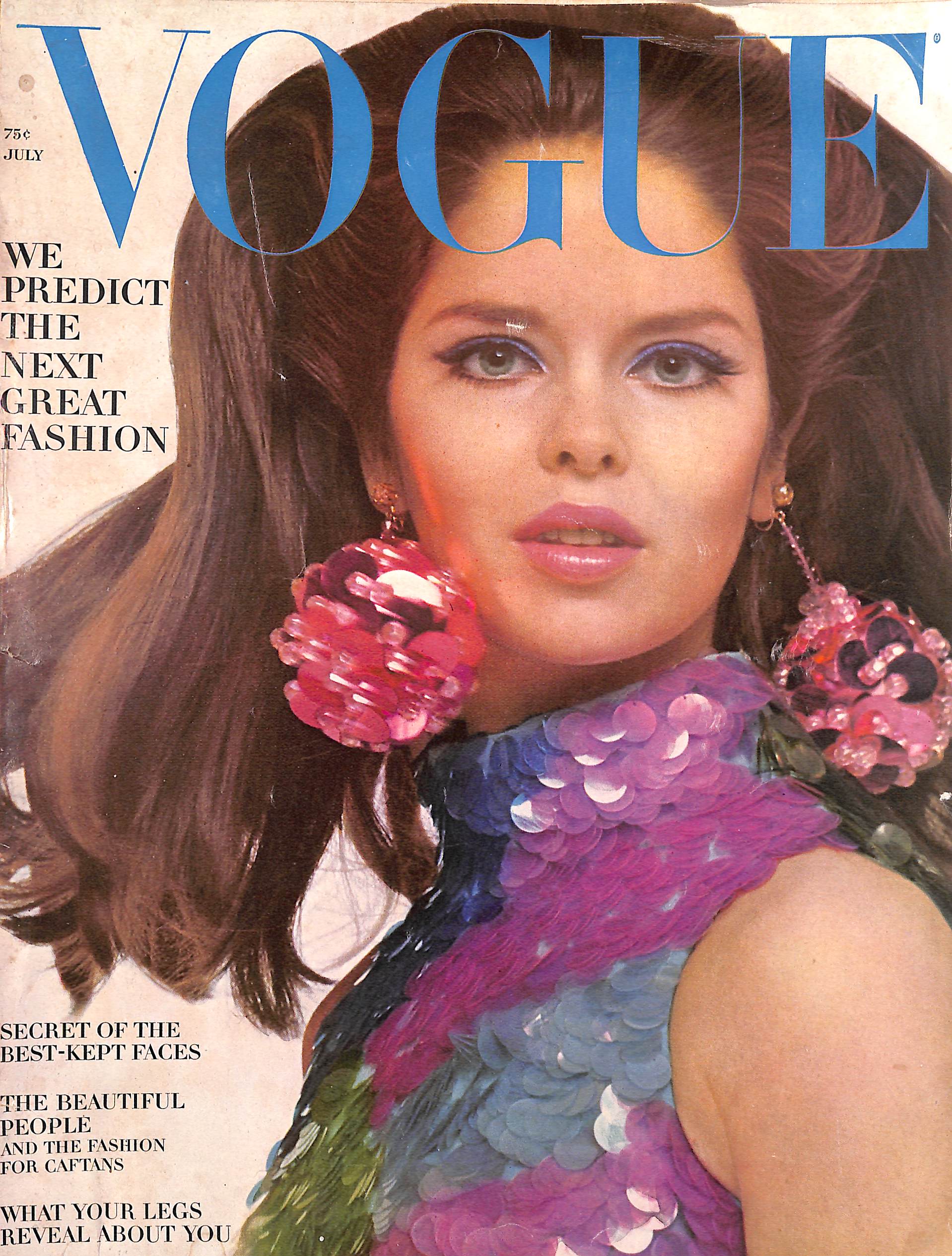 VOGUE Paris Twiggy Cover Decoration May 1967 Vintage Poster Fashion Cover